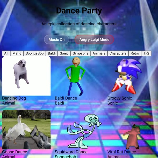 the dance catalog