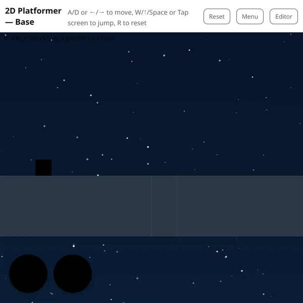 2D Platformer testing