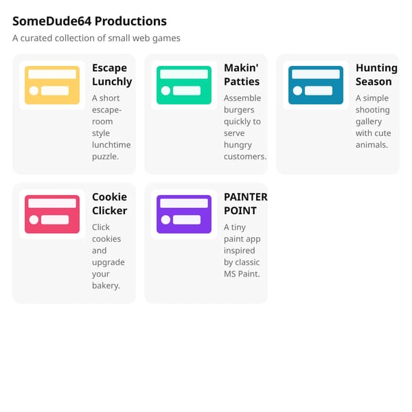 SomeDude64 Collection