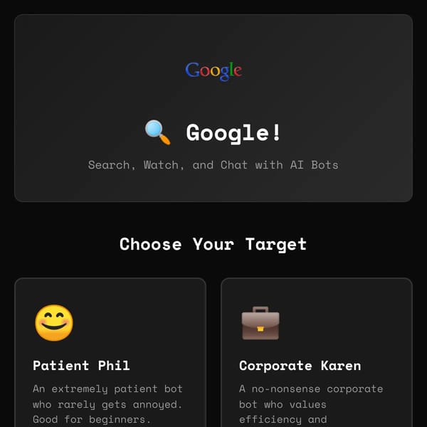 Bot Annoyance Simulator
