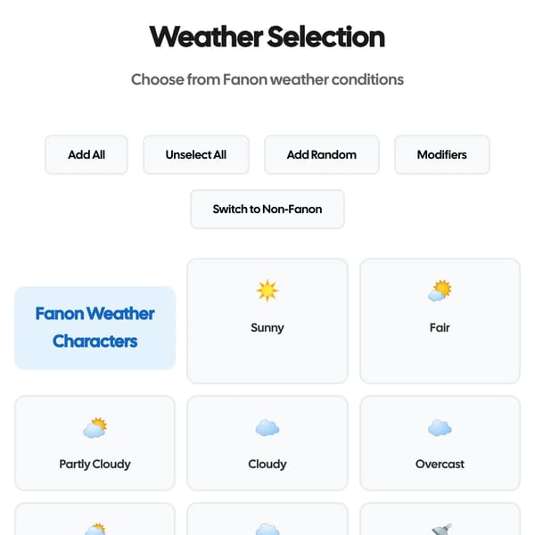 Weather Episode Generator