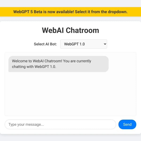 WebAI Chatroom