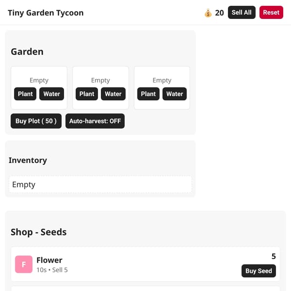 This Game was made by Websim Gemini