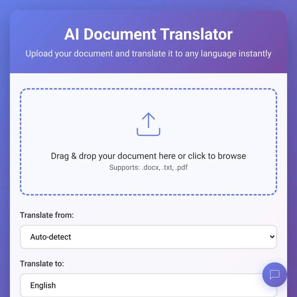AI Document Translator