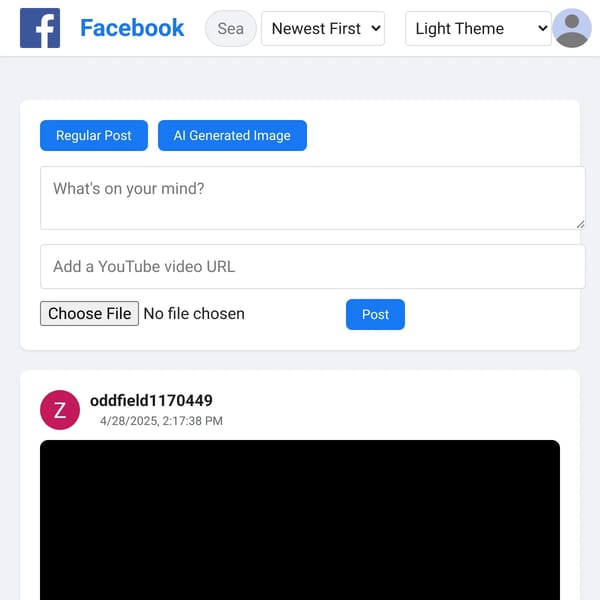Facebook On websim