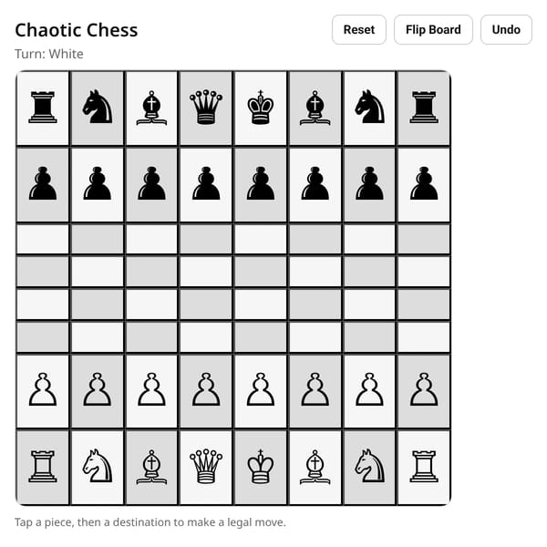 Chaotic Chess
