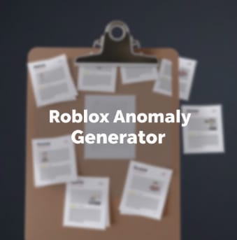 Roblox Anomaly Maker