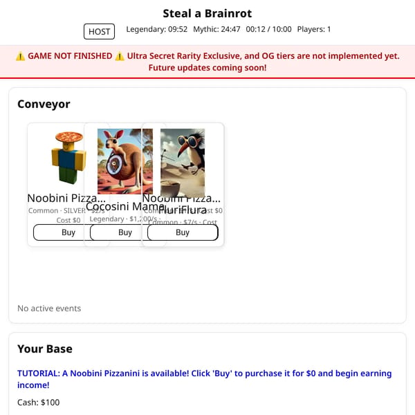 Steal a Brainrot — WebSim edition (Original)