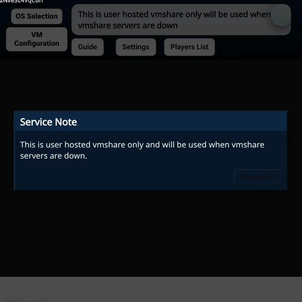 VM SHARE (User Hosted) BETTER VERSION
