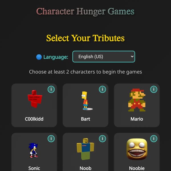 Character Hunger Games