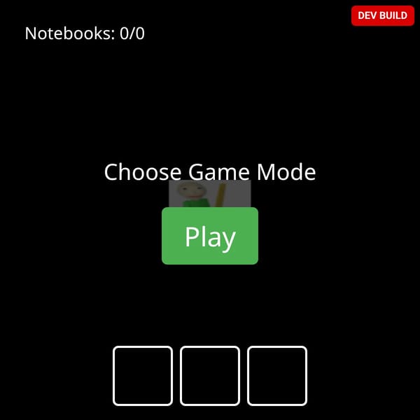 baldi's basics development build in websim