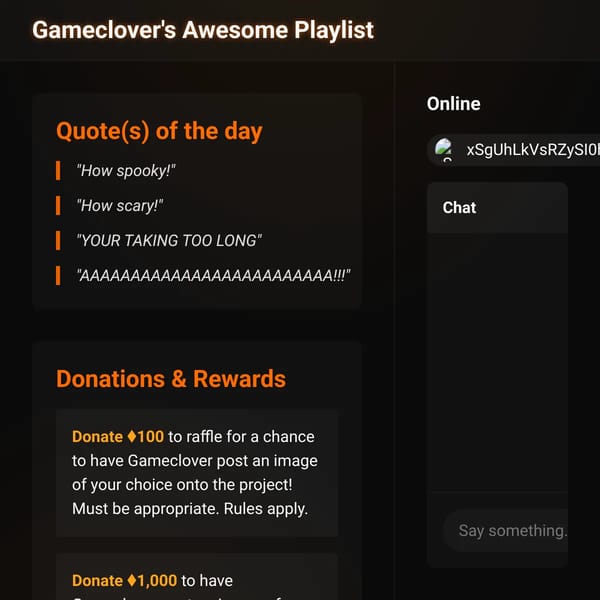 Gameclover's Awesome Playlist