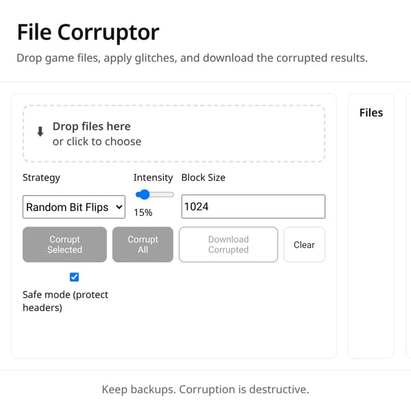 File Corruptor