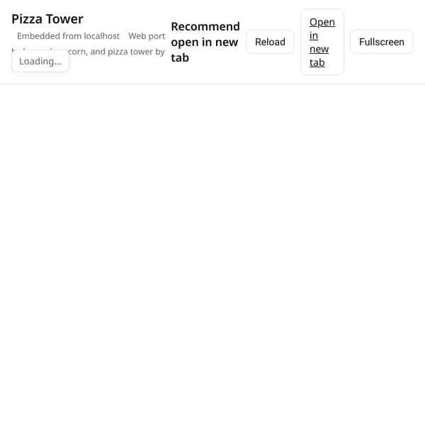 Pizza Tower (Web port)