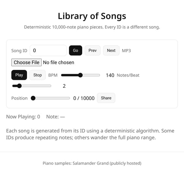 the song library of babel