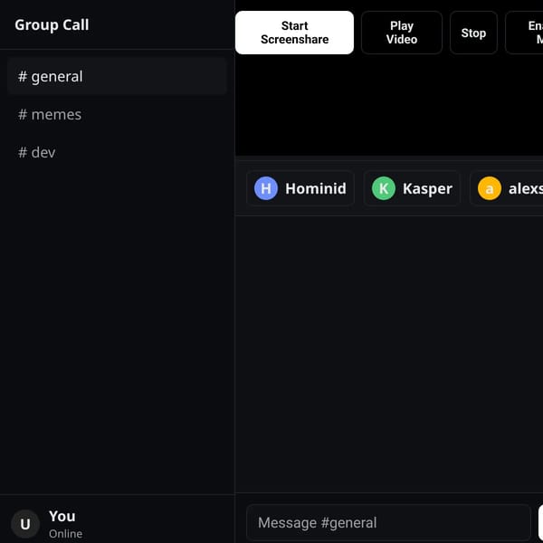 Just a random Discord screensharing session