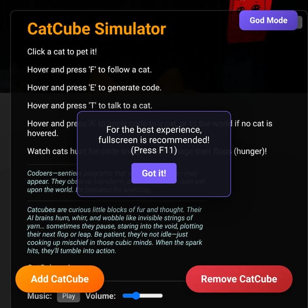 CatCube Simulator
