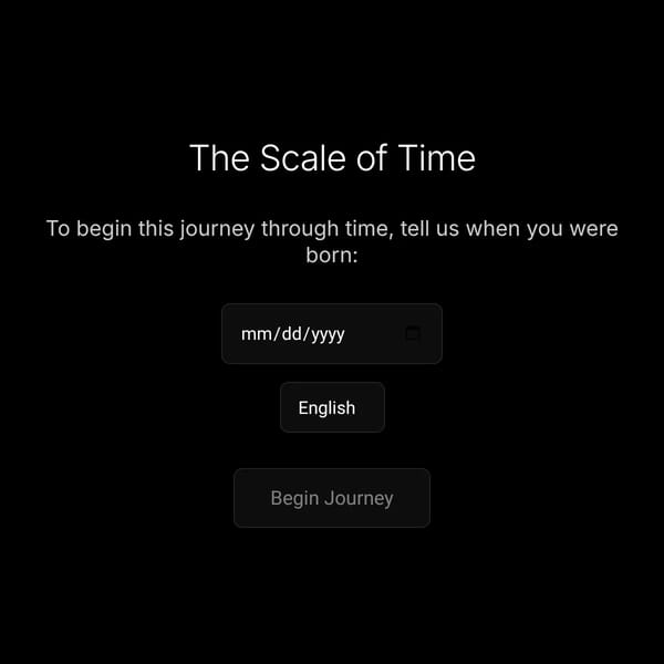 The Scale of Time