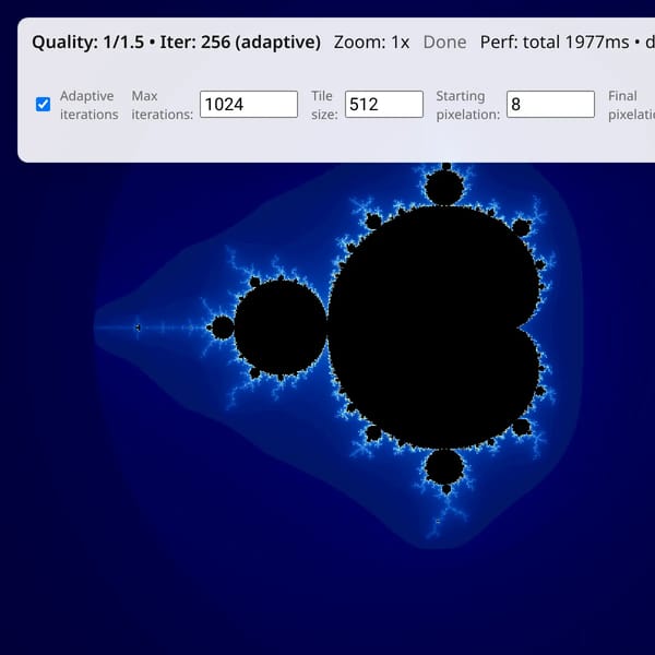 Mandelbrot Explorer (Float64)