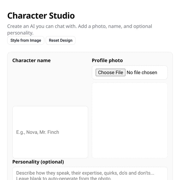 Your Character Chat