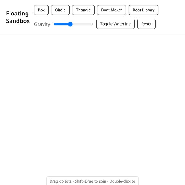 Floating Sandbox