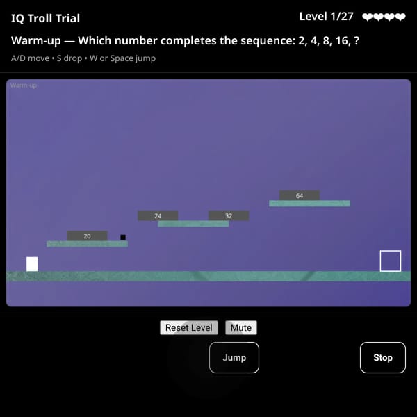 IQ Troll Trial