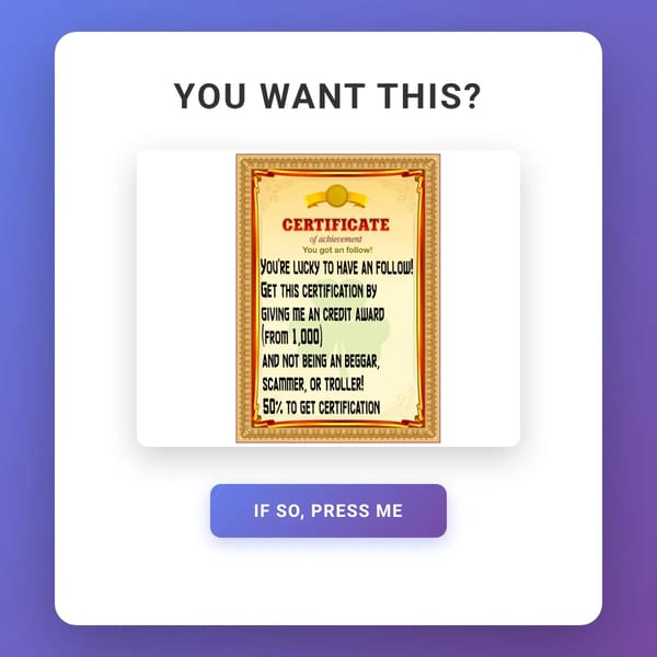 Get follow certification