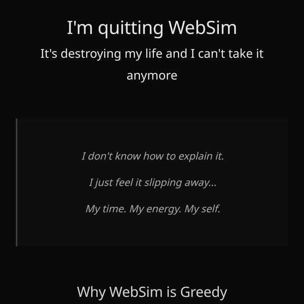 im quiting