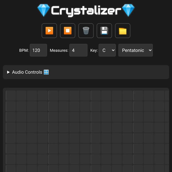 💎 Crystalizer Chiptune Composer