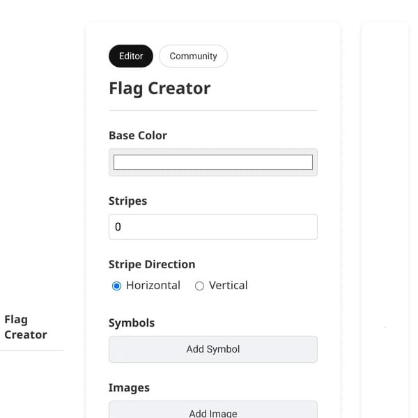 Interactive Flag Creator