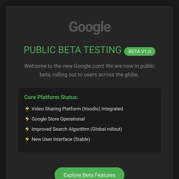 Google but it updates forever 2