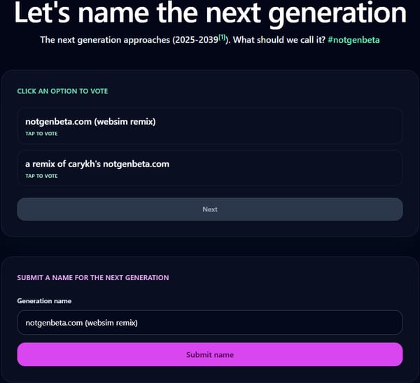 notgenbeta.com (websim edition)