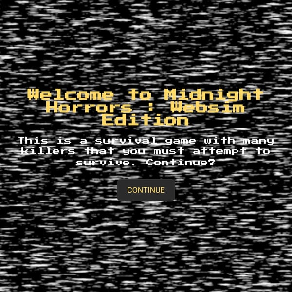 Midnight Horrors : Websim Edition