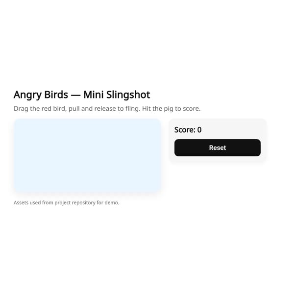 Angry Birds - Mini Slingshot