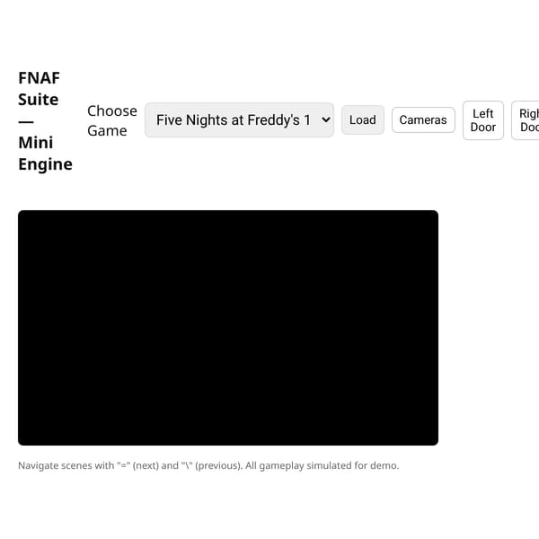 FNAF Suite — Mini Engine