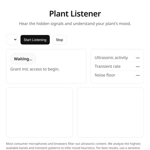 Plant Listener