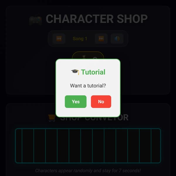 Character Shop - Buy & Collect! But Better