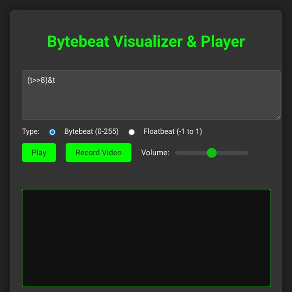 Bytebeat Maker