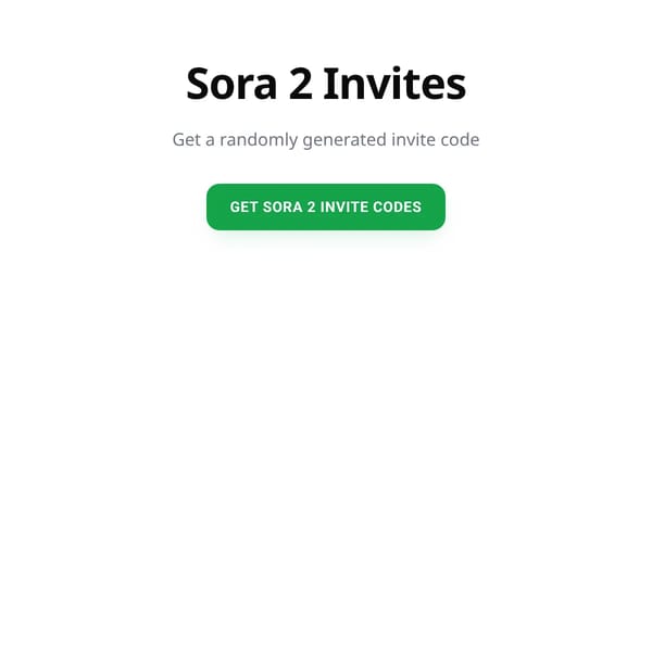 Sora 2 Invite Codes