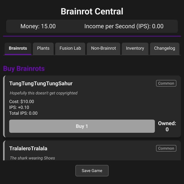 Brainrot Central