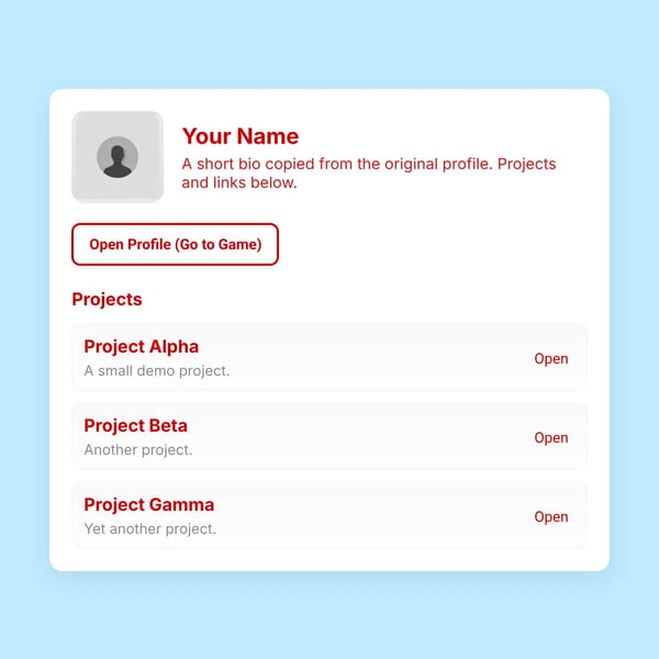 Profile Copy