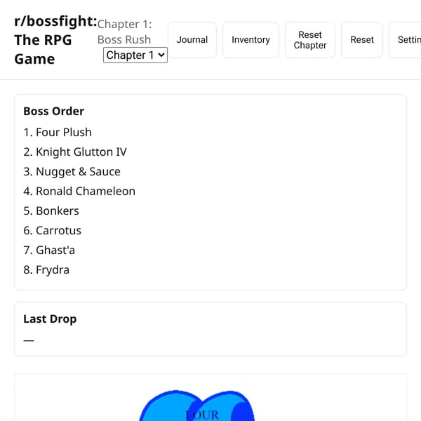 r/bossfight: The RPG Game