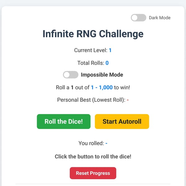 inf rng challenge