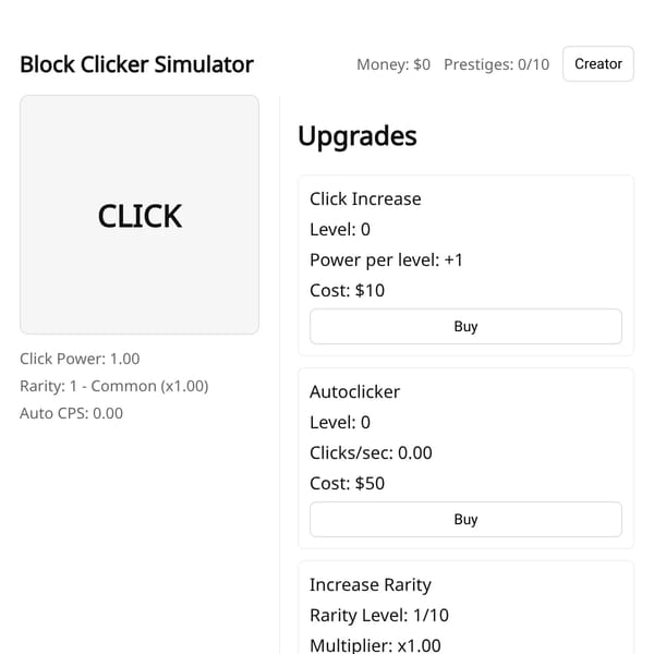 Block Clicker Simulator