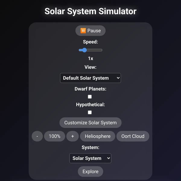 Solar System Simulator