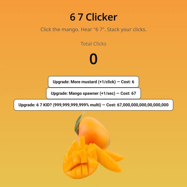 6 7 Clicker