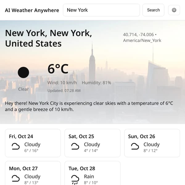 OmniWeather (AI Weather, Any Time, Any Place.)