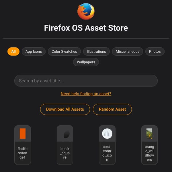 Firefox OS Asset Store