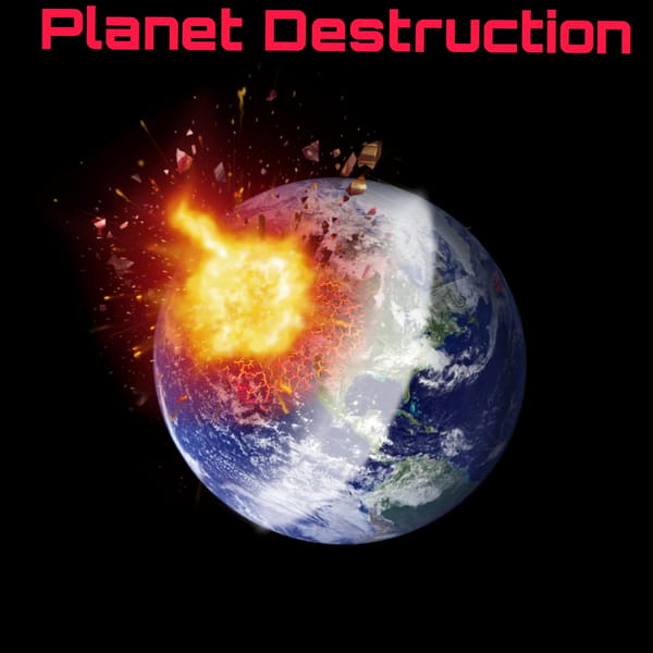 (Somewhat) Realistic Planet Destruction Sandbox