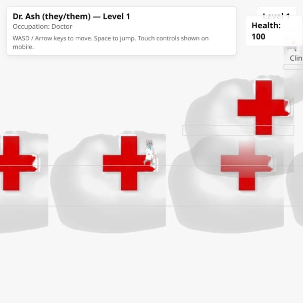 Grey Cat Doctor — 2D Platformer